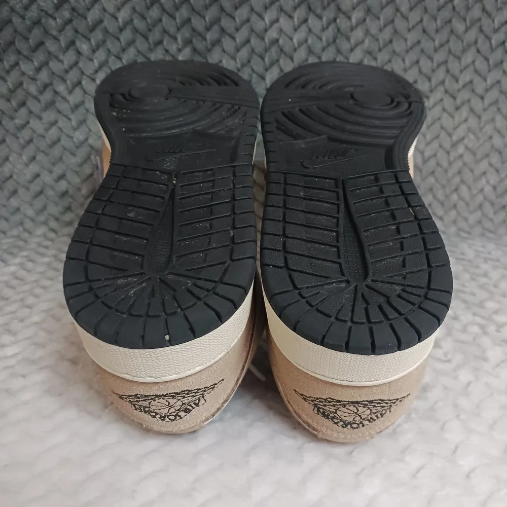 Air Jordan 1 Low SE Brown Elephant GS Youth Sneakers Shoes Size 5.5Y Women's 7